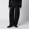 Séfr Black wool-blend trousers