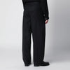 Séfr Black wool-blend trousers