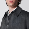 Séfr Washed grey Tazio zip-up jacket