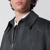 Séfr Washed grey Tazio zip-up jacket