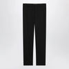 Max Mara Studio Black stretch cotton trousers