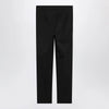 Max Mara Studio Black stretch cotton trousers