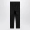 Max Mara Studio Black stretch cotton trousers