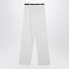 Max Mara Studio White cotton trousers