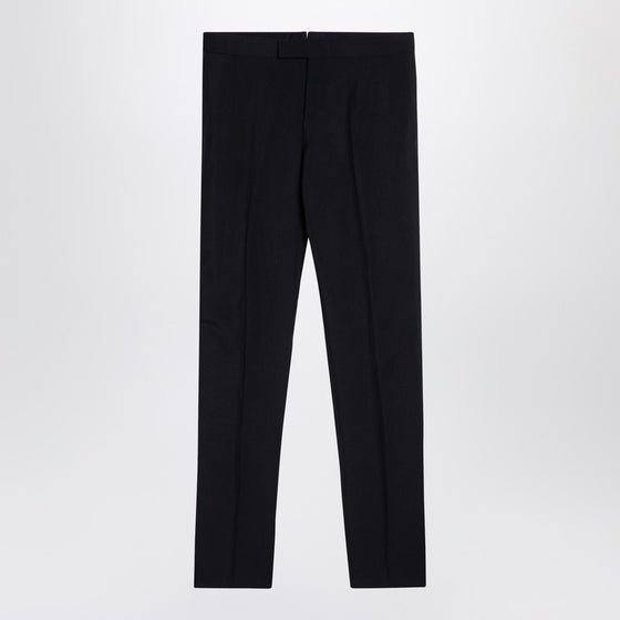 Thom Browne Black wool-blend trousers