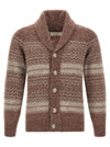 Brunello Cucinelli Nordic Jacquard Cardigan