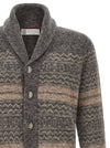 Brunello Cucinelli Nordic Jacquard Cardigan