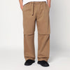 DARKPARK Tobacco-coloured Jordan wide leg trousers