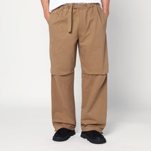  DARKPARK Tobacco-coloured Jordan wide leg trousers