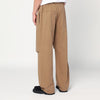DARKPARK Tobacco-coloured Jordan wide leg trousers