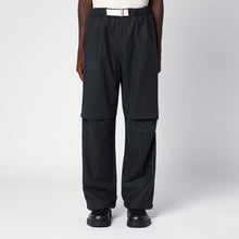  DARKPARK Dark grey track pants in wool