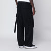 DARKPARK Black Saint wool cargo trousers