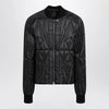 Moncler + Rick Owens Black quilted zip-up down jacket