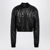 Moncler + Rick Owens Black quilted zip-up down jacket
