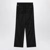 Moncler + Rick Owens Black drawstring trousers