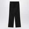 Moncler + Rick Owens Black drawstring trousers