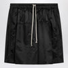 Moncler + Rick Owens Black drawstring kilt Shorts