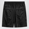 Moncler + Rick Owens Black drawstring kilt Shorts