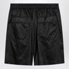Moncler + Rick Owens Black drawstring kilt Shorts
