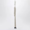 Moncler + Rick Owens Interwoven key holder in pearl color