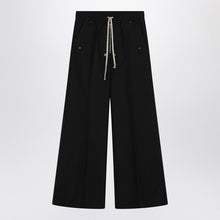  Moncler + Rick Owens Wide Bela trousers in black cotton poplin