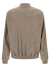Brunello Cucinelli Light Flannel Bomber Jacket