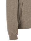Brunello Cucinelli Light Flannel Bomber Jacket