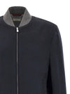 Brunello Cucinelli Light Flannel Bomber Jacket