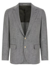 Brunello Cucinelli Deconstructed Single-breasted Blazer