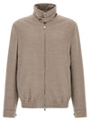 Brunello Cucinelli Virgin Wool Beaver Bomber Jacket