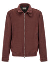 Brunello Cucinelli Virgin Wool Beaver Bomber Jacket
