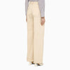Maison Kitsuné Cream cotton trousers