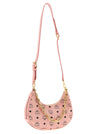 Mcm Aren Crescent Hobo Shoulder Bag