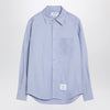 Thom Browne Light blue cotton button-down shirt