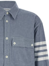 Thom Browne 4bar Flannel Shirt