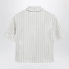 Max Mara Pinstripe piqué jersey jacket