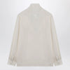 Max Mara Ivory silk charmeuse blouse