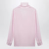 Max Mara Pink blouse in silk charmeuse