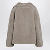 Max Mara Sand-coloured Teddy coat in alpaca and cashmere