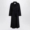 Max Mara Navy cashmere wrap coat