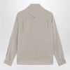 Max Mara Rock beige silk blouse with scarf