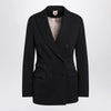 Max Mara Blue double-breasted wool jacket