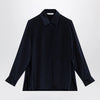 Max Mara Navy blue silk shirt
