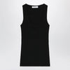 Max Mara Black ribbed tank top