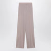Max Mara Rose-beige wide-leg trousers