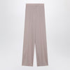 Max Mara Rose-beige wide-leg trousers