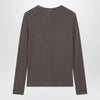 Max Mara Long-Sleeve T-Shirt in Dark Khaki Jersey