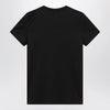 Max Mara Black cotton jersey T-shirt with front print