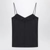 Max Mara Blue silk tank top