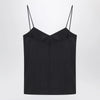 Max Mara Blue silk tank top
